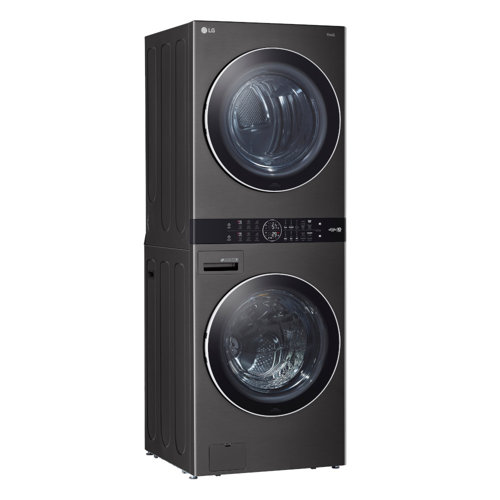 LG Washer & Dryer Set with Stackable 4.5 Cubic Feet Smart Front Load